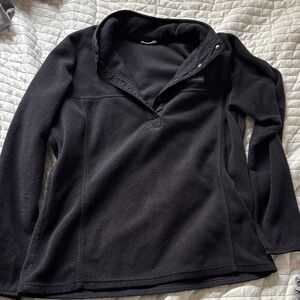 Columbia Black Fleece Snap-Front Pullover